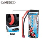 NEW GNB GAONENG 6200MAH 2S 7.4V 90C T-PLUG RC LiPo Battery Cabled Hard Case Stick Pack 1:10 1/10 Racing Car Boat Hobby for FPV